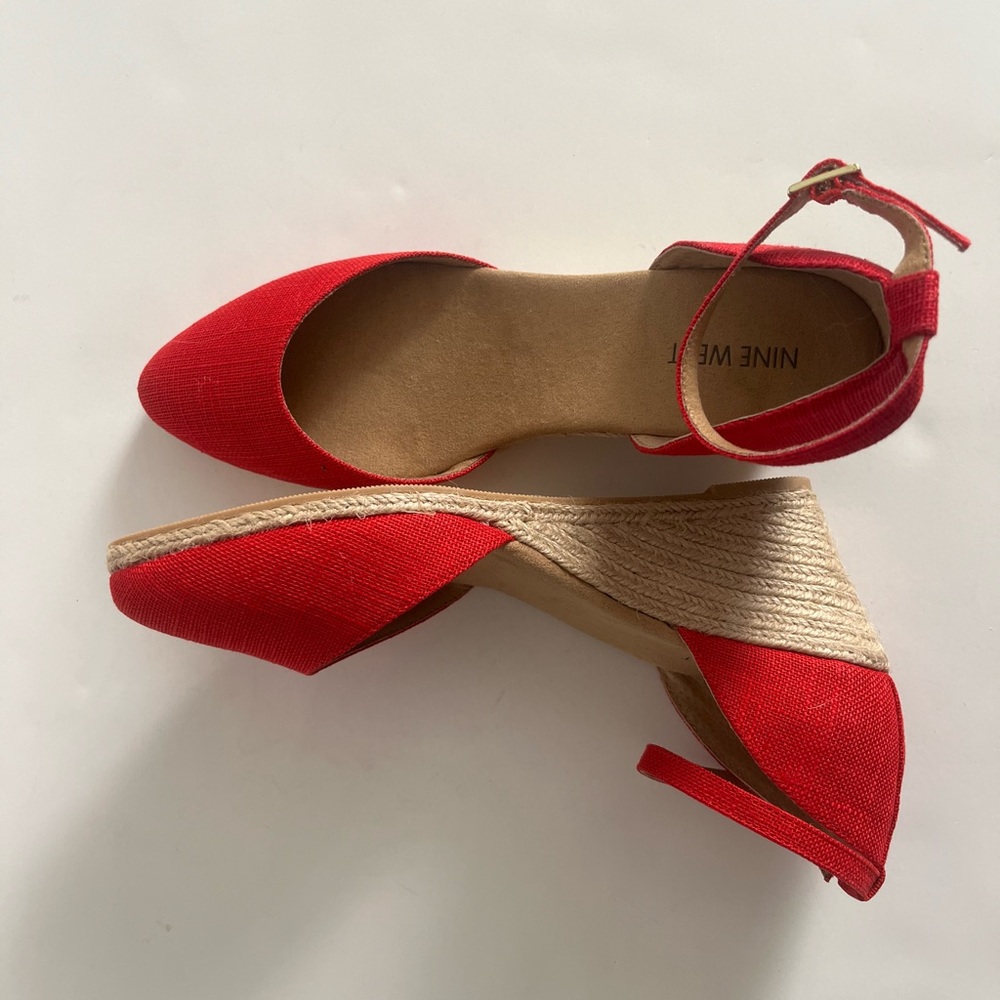🆕 Nine West Espadrille Wedge Shoes